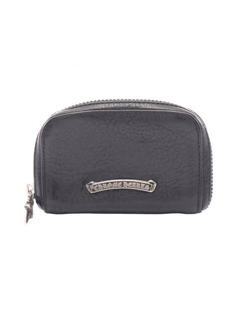 Chrome Hearts Coin Purse Single Fold Wallet Leather